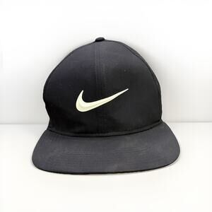 Nike Golf Pro Dri-Fit Mens Black Adjustable SnapBack Hat Baseball Cap 892643-010